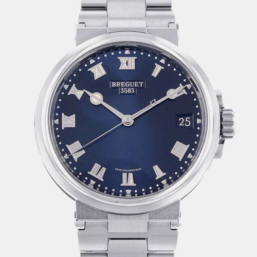 Breguet Blue Titanium Marine 5517TI/Y1/TZ0 Automatic Men's Wristwatch 40 mm - Breguet - Modalova