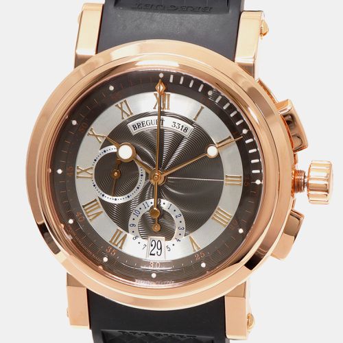 Breguet Black 18k Rose Gold Marine 5827BRZ25ZU Automatic Men's Wristwatch 42 mm - Breguet - Modalova