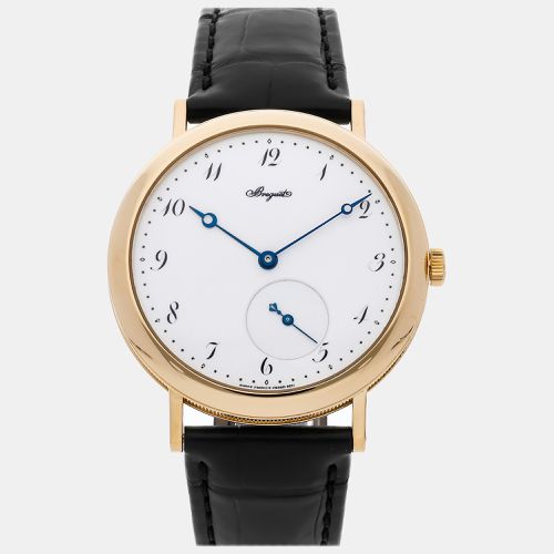 Breguet White 18k Yellow Gold Classique 5140BA/29/9W6 Automatic Men's Wristwatch 40 mm - Breguet - Modalova