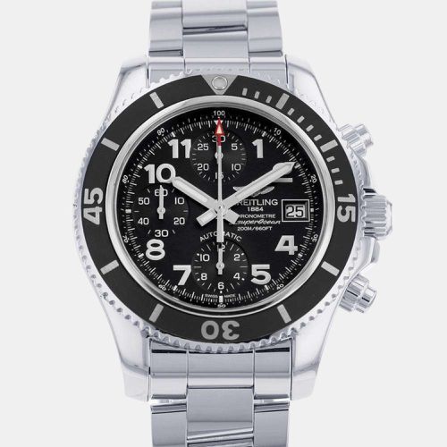 Breitling Black Stainless Steel Superocean II A13311 Automatic Men's Wristwatch 42 mm - Breitling - Modalova