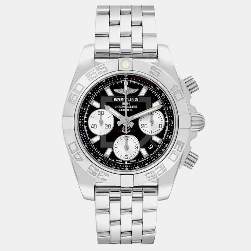 Stainless Steel Chronomat AB0140 Automatic Men's Wristwatch 41 mm - Breitling - Modalova