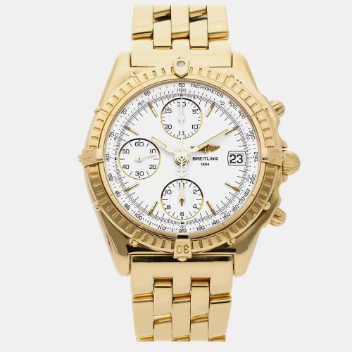 K Yellow Gold Chronomat K13050.1 Automatic Men's Wristwatch 40 mm - Breitling - Modalova