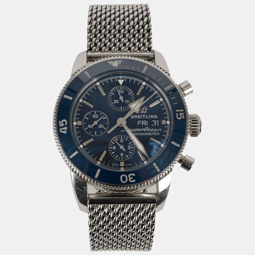 Breitling Blue Stainless Steel Superocean A13313161C1A1 Automatic Men's Wristwatch 44 mm - Breitling - Modalova