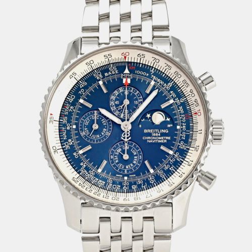 Stainless Steel Navitimer A197C83NP Automatic Men's Wristwatch 46 mm - Breitling - Modalova