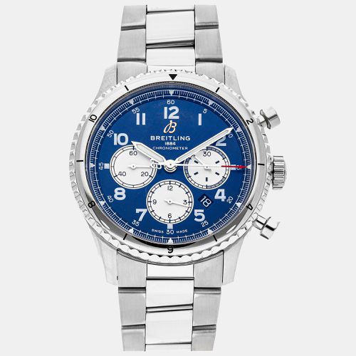 Breitling Blue Stainless Steel Aviator AB0119131C1A1 Automatic Men's Wristwatch 43 mm - Breitling - Modalova