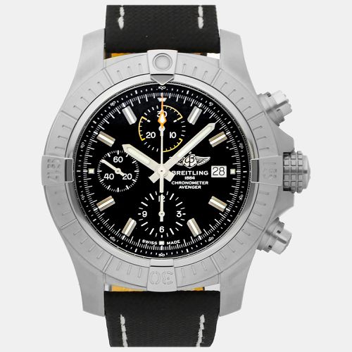 Breitling Black Stainless Steel Avenger A13317101B1X1 Automatic Men's Wristwatch 45 mm - Breitling - Modalova