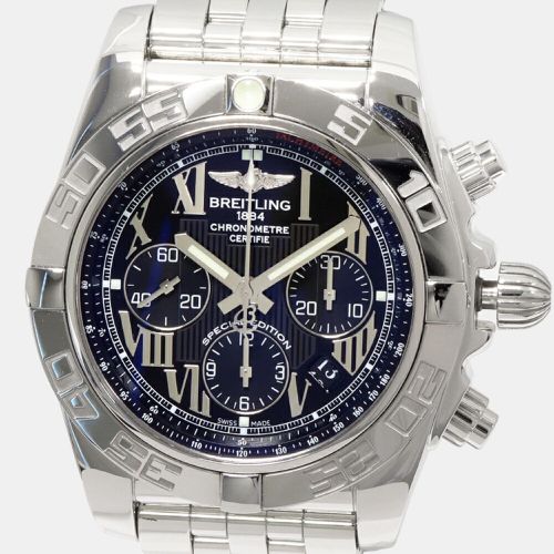 Breitling Black Stainless Steel Chronomat AB0110 Automatic Men's Wristwatch 45 mm - Breitling - Modalova