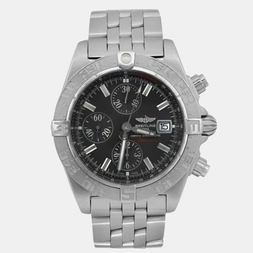 Black Stainless Steel Galactic Chronograph II A1336410/M512-379A Automatic Men's Wristwatch 44 mm - Breitling - Modalova