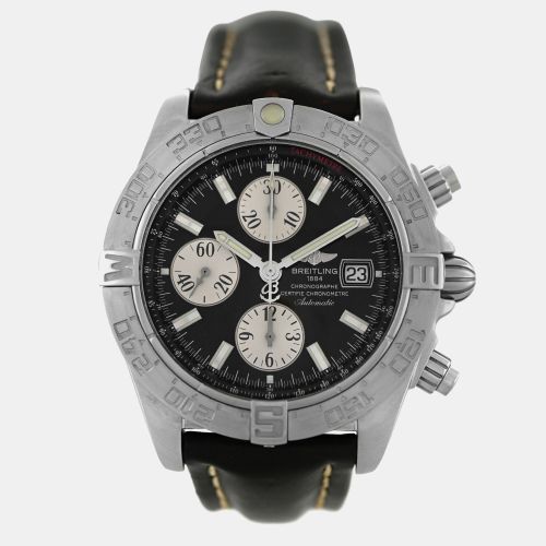 Breitling Galactic A13364 Automatic Black Stainless Steel Men's Wristwatch 44 mm - Breitling - Modalova
