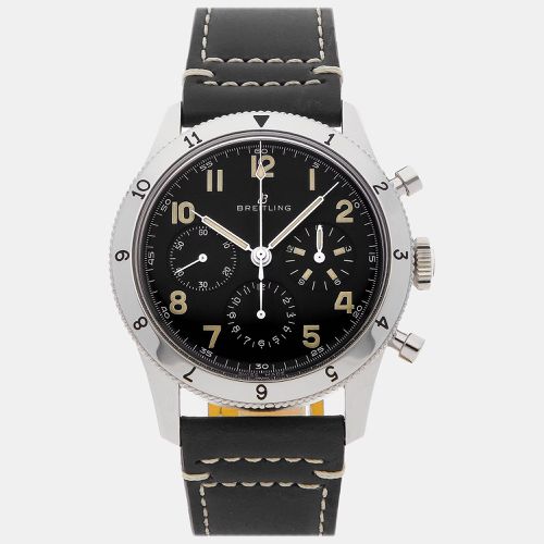 Breitling Black Stainless Steel Aviator AB0920131B1X1 Manual Winding Men's Wristwatch 41 mm - Breitling - Modalova