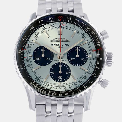 Breitling Blue Stainless Steel Navitimer AB0138241C1A1 Men's Wristwatch 43 mm - Breitling - Modalova