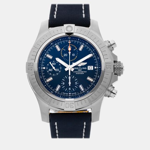 Breitling Blue Stainless Steel Avenger A13317101C1X2 Automatic Men's Wristwatch 45 mm - Breitling - Modalova