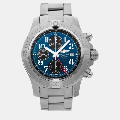 Breitling Blue Stainless Steel Avenger A24315101C1A1 Automatic Men's Wristwatch 45 mm - Breitling - Modalova