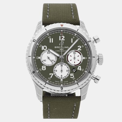 Breitling Green Stainless Steel Aviator Automatic Men's Wristwatch 43 mm - Breitling - Modalova