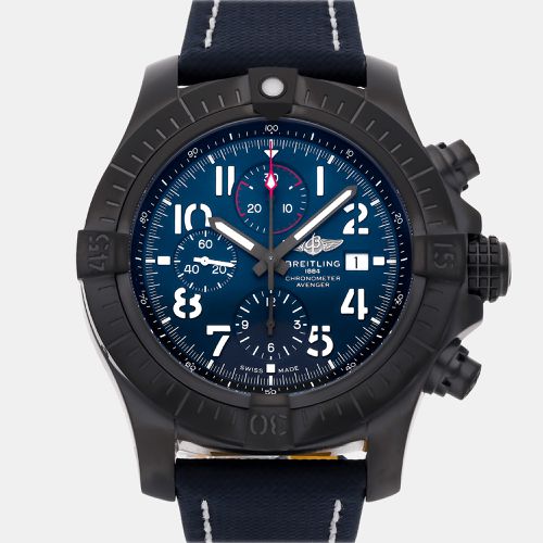 Breitling Blue Stainless Steel Super Avenger V13375101C1X2 Automatic Men's Wristwatch 48 mm - Breitling - Modalova