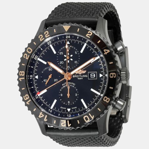 Breitling Black Stainless Steel Chronoliner M24310 Automatic Men's Wristwatch 46 mm - Breitling - Modalova