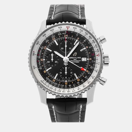 Breitling Black Stainless Steel Navitimer A24322121B2P2 Automatic Men's Wristwatch 46 mm - Breitling - Modalova