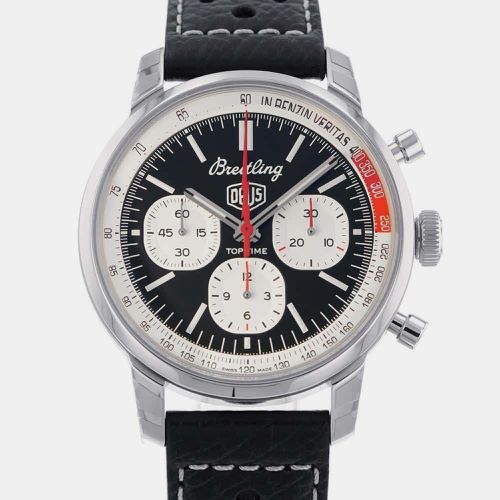 Breitling Black Stainless Steel Top Time Automatic Men's Wristwatch 41 mm - Breitling - Modalova