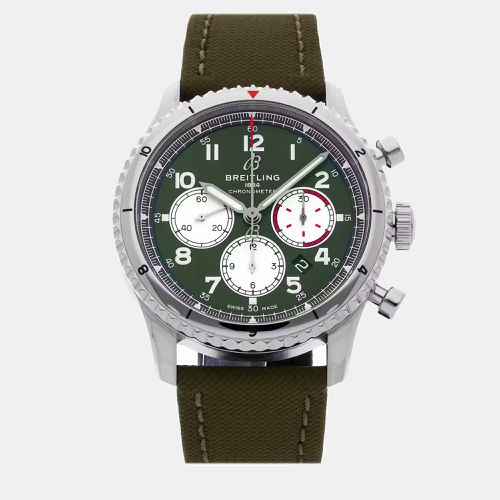 Stainless Steel Aviator AB01192A1L1X1 Automatic Men's Wristwatch 43 mm - Breitling - Modalova