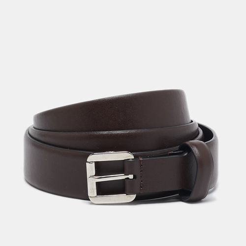 Brioni Dark Brown Leather Buckle Belt 105CM - Brioni - Modalova