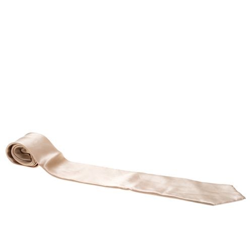 Brioni Beige Satin Silk Traditional Tie - Brioni - Modalova