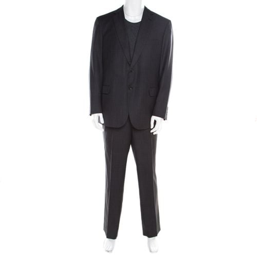 Brioni Grey Herringbone Pattern Wool Tailored Suit XS - Brioni - Modalova