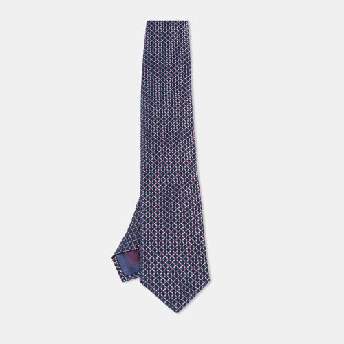 Geometric Pattern Silk Tie - Brioni - Modalova