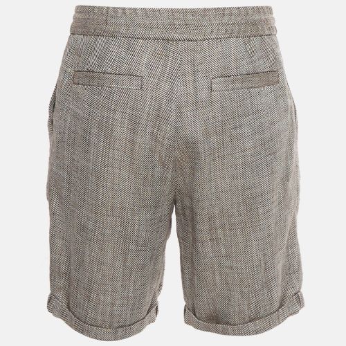 Herringbone Drawstring Bermuda Shorts M - Brunello Cucinelli - Modalova
