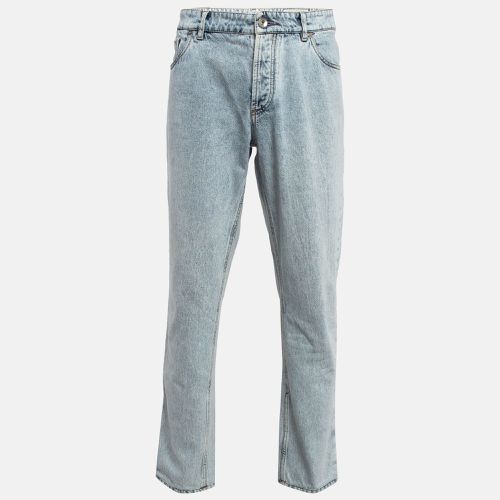 Brunello Cucinelli Light Blue Washed Denim Traditional Fit Jeans XXXL (Waist 40") - Brunello Cucinelli - Modalova