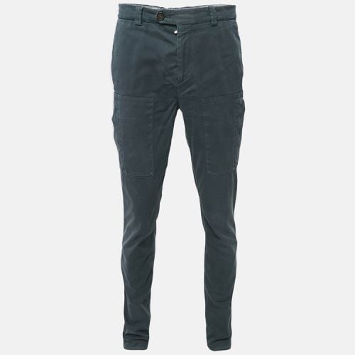 Brunello Cucinelli Grey Cotton Leisure Fit Pants S - Brunello Cucinelli - Modalova