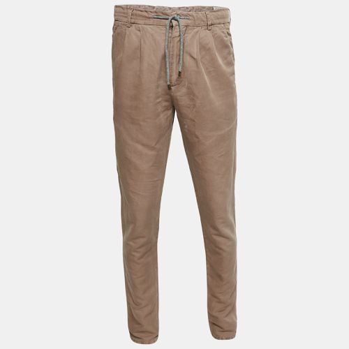 Brunello Cucinelli Beige Cotton Leisure Fit Trousers S - Brunello Cucinelli - Modalova