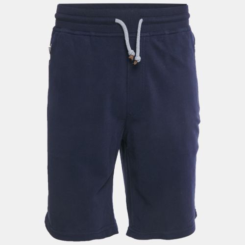 Brunello Cucinelli Blue Cotton Drawstring Shorts XL - Brunello Cucinelli - Modalova