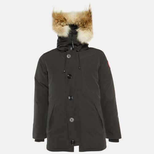 Synthetic Detachable Fur Hooded Zip-Up Jacket M - Canada Goose - Modalova