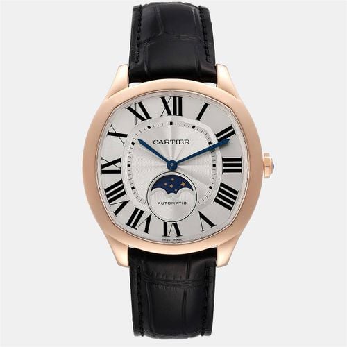 Cartier Silver 18k Rose Gold Drive WGNM0008 Automatic Men's Wristwatch 40 mm - Cartier - Modalova