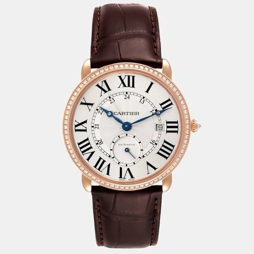 K Rose Gold Ronde Louis WR007017 Manual Winding Men's Wristwatch 40 mm - Cartier - Modalova