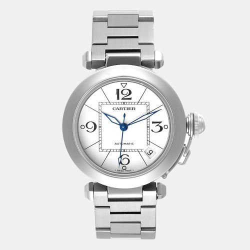 Stainless Steel Pasha C W31074M7 Automatic Men's Wristwatch 35 mm - Cartier - Modalova