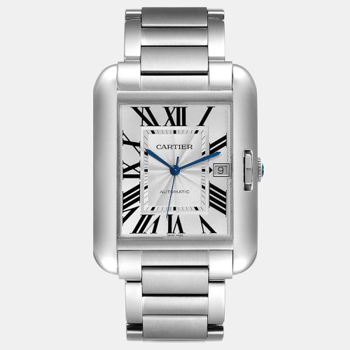 Stainless Steel Tank Anglaise W5310008 Automatic Men's Wristwatch 47 mm - Cartier - Modalova