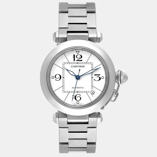 Stainless Steel Pasha C W31074M7 Automatic Men's Wristwatch 35 mm - Cartier - Modalova