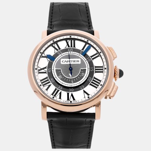 Cartier Silver 18k Rose Gold Rotonde de Cartier W1555951 Automatic Men's Wristwatch 42 mm - Cartier - Modalova