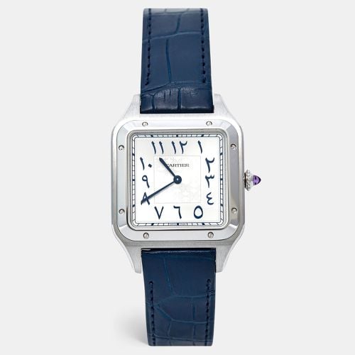 Cartier Santos Dumont Platinum Limited Edition 200 Xl Model Arabic Dial WGSA0086 46.6 MM X 33.9 MM Watch - Cartier - Modalova