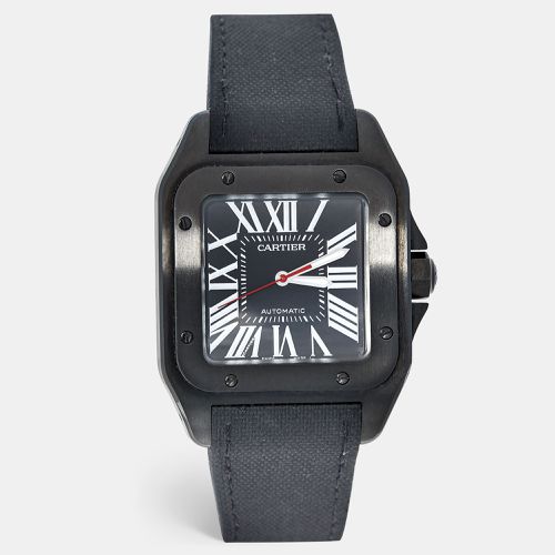 Cartier Santos De Cartier 100 Carbon Automatic Large Model Wssa0006 51.1 MM X 41.3 MM Watch - Cartier - Modalova