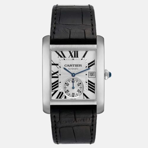 Cartier Tank MC Silver Dial Steel Men's Watch W5330003 34.3 x 44 mm - Cartier - Modalova