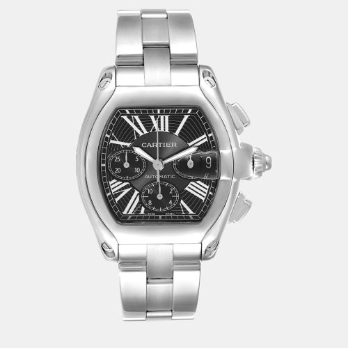 Cartier Roadster XL Chronograph Steel Men's Watch W62020X6 49 x 43 mm - Cartier - Modalova