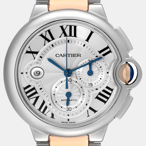 Ballon Bleu Chronograph Steel Rose Gold Mens Watch W6920063 - Cartier - Modalova