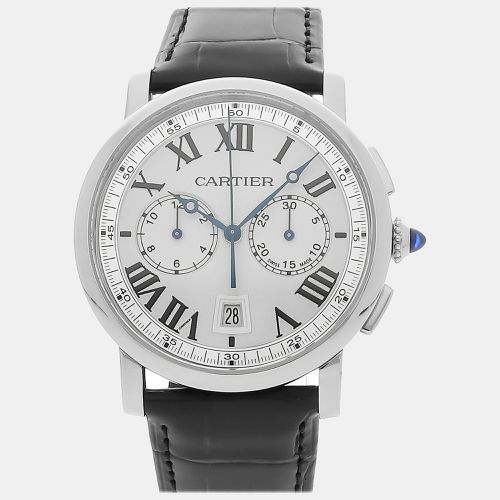 Cartier Silver Stainless Steel Rotonde de Cartier WSRO0002 Automatic Men's Wristwatch 40 mm - Cartier - Modalova