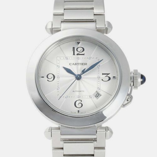 Cartier Silver Stainless Steel Pasha WSPA0009 Automatic Men's Wristwatch 41 mm - Cartier - Modalova