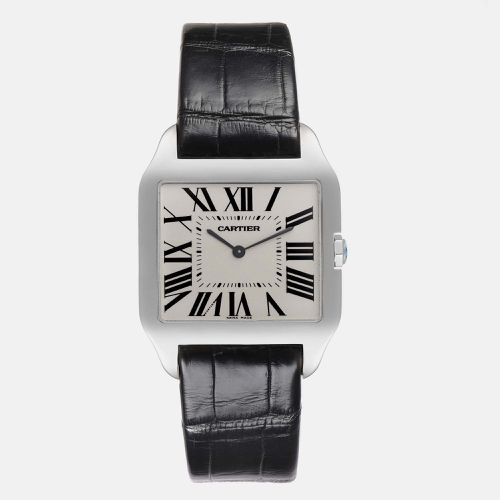 Santos Dumont White Gold Dial Men's Watch 44.6 mm - Cartier - Modalova