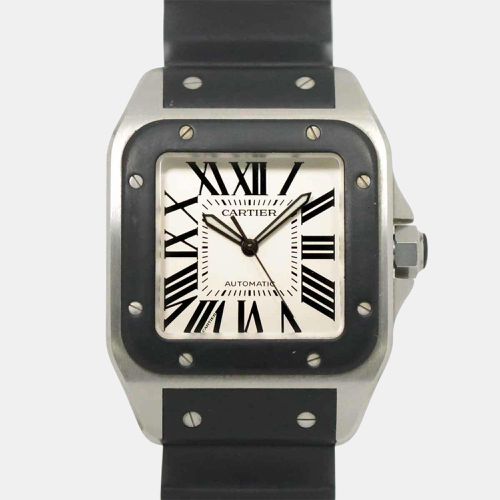 Santos 100 LM W20121U2 Men's Watch Automatic - Cartier - Modalova