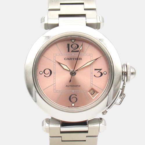 Pasha C Stainless Steel Wristwatch - Cartier - Modalova