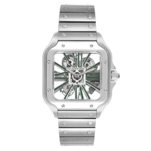 Cartier Skeleton Horloge Santos Steel Men's Watch 39.7 mm - Cartier - Modalova